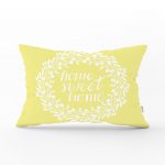 - dikdortgen-507 - Realhomes Home Sweet Home Dijital Baskılı Dekoratif Dikdörtgen Yastık Kırlent Kılıfı Realhomes