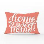 - dikdortgen-517 - Realhomes  Home Sweet Home Dijital Baskılı Dekoratif Dikdörtgen Yastık Kırlent Kılıfı Realhomes