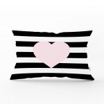 - dikdortgen-535 - Realhomes Modern Kalp Desenli Dijital Baskılı Dekoratif Dikdörtgen Yastık Kırlent Kılıfı Realhomes