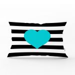 - dikdortgen-537 - Realhomes  Modern Kalp Desenli Dijital Baskılı Dekoratif Dikdörtgen Yastık Kırlent Kılıfı Realhomes