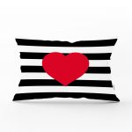 - dikdortgen-540 - Realhomes  Modern Kalp Desenli Dijital Baskılı Dekoratif Dikdörtgen Yastık Kırlent Kılıfı Realhomes