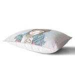 - dikdortgen-587-1 - Realhomes  Fashion Girl Dijital Baskılı Modern Dikdörtgen Yastık Kırlent Kılıfı Realhomes