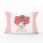 - dikdortgen-715 - Realhomes Fashion Girl Dijital Baskılı Modern Dikdörtgen Yastık Kırlent Kılıfı Realhomes