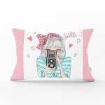 - dikdortgen-720 - Realhomes Fashion Girl Dijital Baskılı Modern Dikdörtgen Yastık Kırlent Kılıfı Realhomes