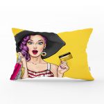 - dikdortgen-736 - Realhomes Pop Art Resimli Dijital Baskılı Dekoratif Dikdörtgen Yastık Kırlent Kılıfı Realhomes