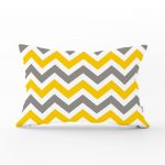 - dikdortgen-754 - Realhomes Zigzag Desen Dijital Baskılı Dekoratif Dikdörtgen Yastık Kırlent Kılıfı Realhomes