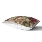 - dikdortgen-836-1 - Realhomes Çiçek Penceresi Desen Dijital Baskılı Dikdörtgen Yastık Kırlent Kılıfı Realhomes