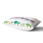 Real Homes Dijital Baskılı Dikdörtgen Yastık Kırlent Kılıfı Realhomes