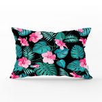 - dikdortgen-912 - Realhomes  Çiçek Desenli Dijital Baskılı Dikdörtgen Yastık Kırlent Kılıfı Realhomes