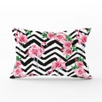 - dikdortgen-927 - Realhomes  Flamingo Desenli Dijital Baskılı Dikdörtgen Yastık Kırlent Kılıfı Realhomes