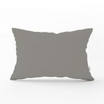 Gri Dijital Baskılı Dekoratif Dikdörtgen Yastık Kırlent Kılıfı Realhomes