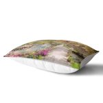 - dikdortgen-cicekbahcesi-1 - Realhomes Otantik Bahçe Yağlıboya Tasarımlı Dekoratif Dikdörtgen Yastık Kırlent Kılıfı Realhomes