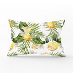 - dikdortgen-limon - Realhomes Limon Ağacı Motifleri Özel Tasarım Dijital Baskılı Dikdörtgen Yastık Kırlent Kılıfı Realhomes