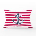 - dikdortgen-mavicapa - Realhomes Çizgili Denizci Desenli Dijital Baskılı Dekoratif Dikdörtgen Yastık Kılıfı Realhomes