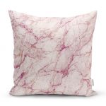 - realhomesK3123 - Realhomes  Modern Mermer Görünümlü Dijital Baskılı Yastık Kırlent Kılıfı Realhomes