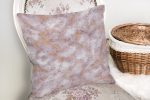 - realhomesK3125-1 - Realhomes Pudra Renkli Mermer Desenli Dijital Baskılı Yastık Kırlent Kılıfı Realhomes