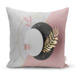 Modern 3D Mermer Desenli Dijital Baskılı Yastık Kırlent Kılıfı Realhomes