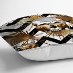 - realhomesK3164-2 - Realhomes Kurukafa Desenli Geometrik Yastık Kırlent Kılıfı Realhomes