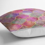 - realhomesK3177-2 - Realhomes  Ogea Pudra Zeminli Özel Tasarım Yastık Kırlent Kılıfı Realhomes