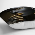 - realhomesK3332-2 - Realhomes African Gold Kadın Özel Tasarımlı Dekoratif Yastık Kırlent Kılıfı Realhomes