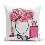 - realhomesK3353 - Realhomes  Coco Shopping Tasarımlı Dijital Baskılı Yastık Kırlent Kılıfı Realhomes