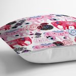 - realhomesK3358-2 - Realhomes  Etnik Filler Özel Tasarımlı Dijital Baskılı Yastık Kırlent Kılıfı Realhomes