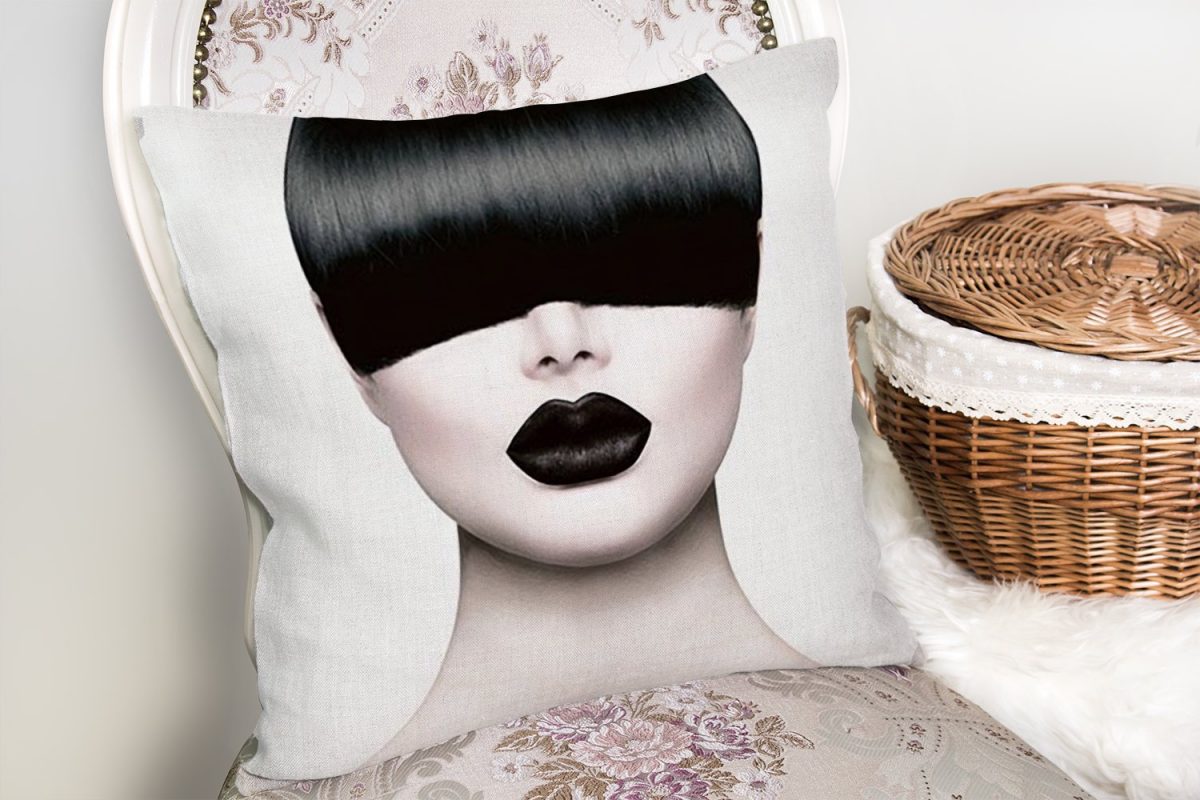 Realhomes Fashion Women Tasarımlı Dijital Baskılı Yastık Kırlent Kılıfı Realhomes