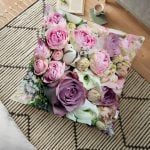 Baykuş Desenli Dijital Baskılı Dekoratif Yer Minderi - 70 x 70 cm Realhomes