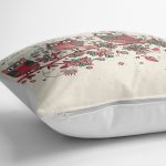 - yerminderi-YER-147-1 - Realhomes RealHomes Baykuş Desenli Özel Tasarım Dekoratif Yer Minderi - 70 x 70 cm Realhomes