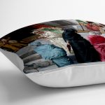 - yerminderi-YER-1521-1 - Realhomes Osmanlı Hanımları Temalı Dijital Baskılı Yer Minderi - 70 x 70 cm Realhomes