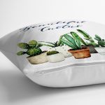 - yerminderi-YER-2033-1 - Realhomes  Beatiful Cactus Baskılı Dijital Yer Minderi - 70 x 70 cm Realhomes