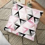 RealHomes Baykuş Çizimli Dijital Baskılı Dekoratif Yer Minderi - 70 x 70 cm Realhomes