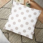 Baykuş Desenli Dijital Baskılı Dekoratif Yer Minderi - 70 x 70 cm Realhomes