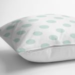 - yerminderi-YER-2162-1 - Realhomes  Açık Mavi Puantiyeli Dijital Baskılı Modern Yer Minderi - 70 x 70 cm Realhomes