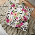 RealHomes Dijital Baskılı Dekoratif Yer Minderi - 70 x 70 cm Realhomes