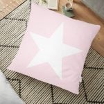 Leopar Gül Motifli Dekoratif Yer Minderi - 70 x 70 cm Realhomes