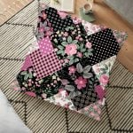 Kalpli Ogea Desen Dijital Baskılı Yer Minderi - 70 x 70 cm Realhomes