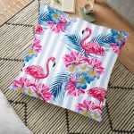 Desenli Kareler Temalı Dijital Baskılı Dekoratif Yer Minderi - 70 x 70 cm Realhomes