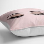 - yerminderi-YER-237-1 - Realhomes Modern Kirpik Dijital Baskılı Dekoratif Yer Minderi - 70 x 70 cm Realhomes