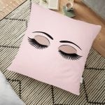 Fashion Girl Dijital Baskılı Yer Minderi - 70 x 70 cm Realhomes