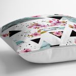 - yerminderi-YER-2439-1 - Realhomes Düzensiz Geometrik Şekiller Dijital Baskılı Yer Minderi - 70 x 70 cm Realhomes