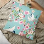 Zigzag Zebra Desenli Ogea Desenli Dekoratif Yer Minderi - 70 x 70 cm Realhomes