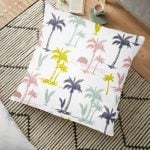 Princess Tavşan Desenli Dekoratif Yer Minderi - 70 x 70 cm Realhomes