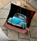 - yerminderi-YER-247 - Realhomes  Vosvos Resimli Dijital Baskılı Yer Minderi - 70 x 70 cm Realhomes