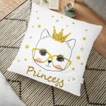 Vosvos Resimli Dijital Baskılı Yer Minderi - 70 x 70 cm Realhomes