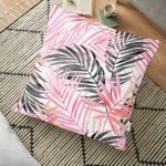 Home Sweet Home Dijital Baskılı Dekoratif Yer Minderi - 70 x 70 cm Realhomes