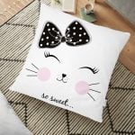 Ogea Desenli Renkli Modern Yer Minderi - 70 x 70 cm Realhomes