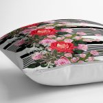 - yerminderi-YER-2499-1 - Realhomes  Notalar Temalı Dijital Baskılı Yer Minderi - 70 x 70 cm Realhomes