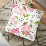 Hava Durumu Temalı Bal Peteği Motifli Dijital Baskılı Yer Minderi - 70 x 70 cm Realhomes