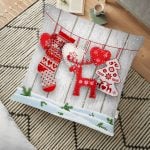 Zebra Desenli Dijital Baskılı Dekoratif Yer Minderi - 70 x 70 cm Realhomes